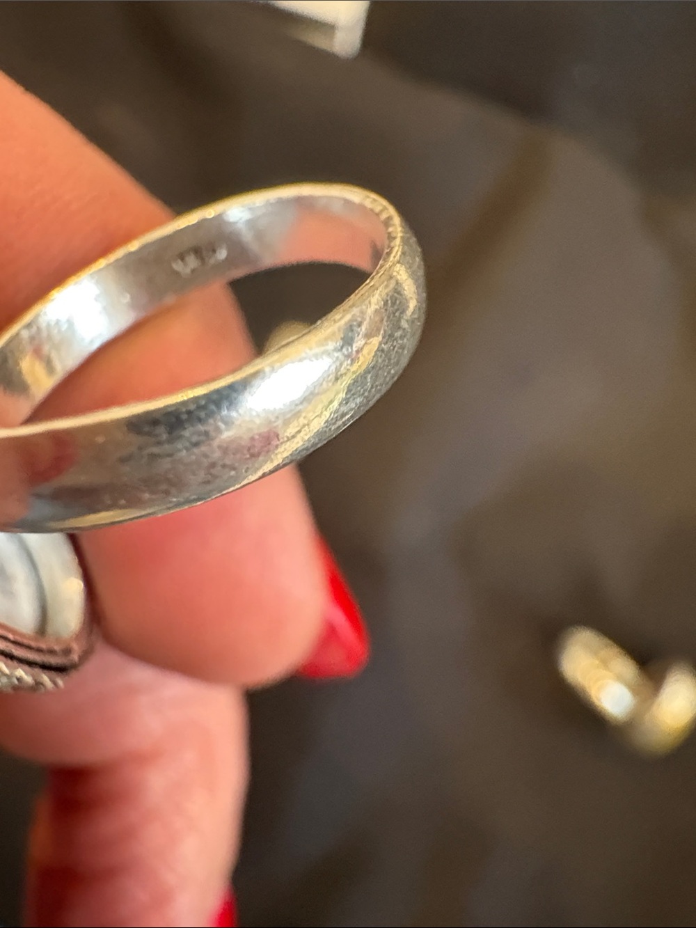 9 New Handcrafted Natural Multi-Stone Adjustable Cocktail Rings 925 Silver - Picture 13 of 13